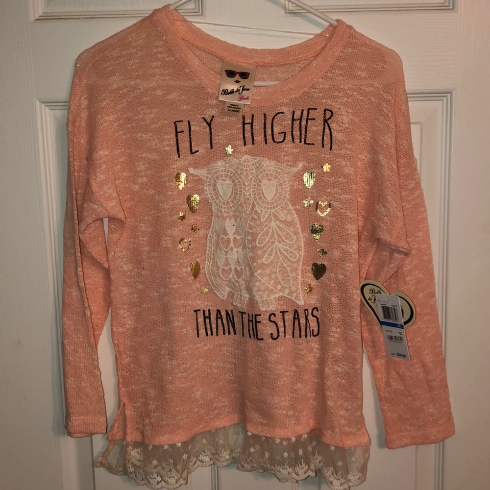 Super cute peach/pink sweater
